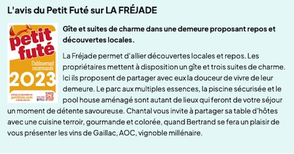 La Frejade Bed & Breakfast Lisle-sur-Tarn Екстериор снимка